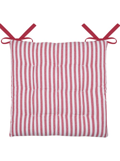 Galette de chaise double face à 9 points en polycoton - Kiabi