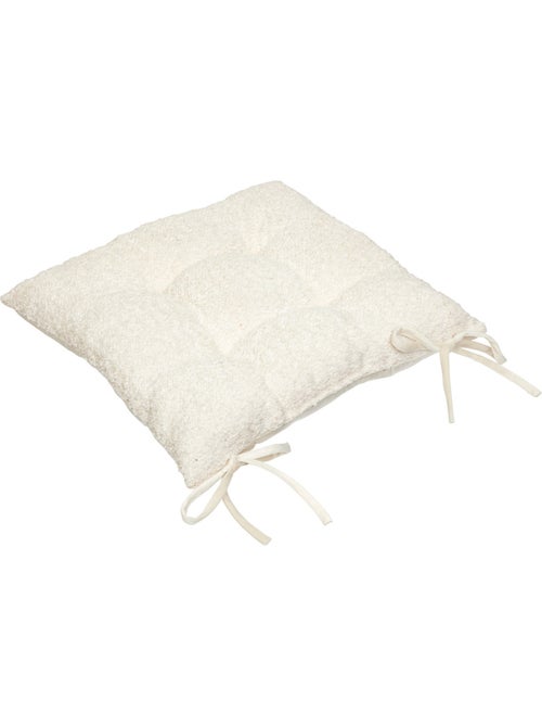 Galette de chaise en bouclette SOANA - Kiabi Galette de chaise en bouclette SOANA - Kiabi