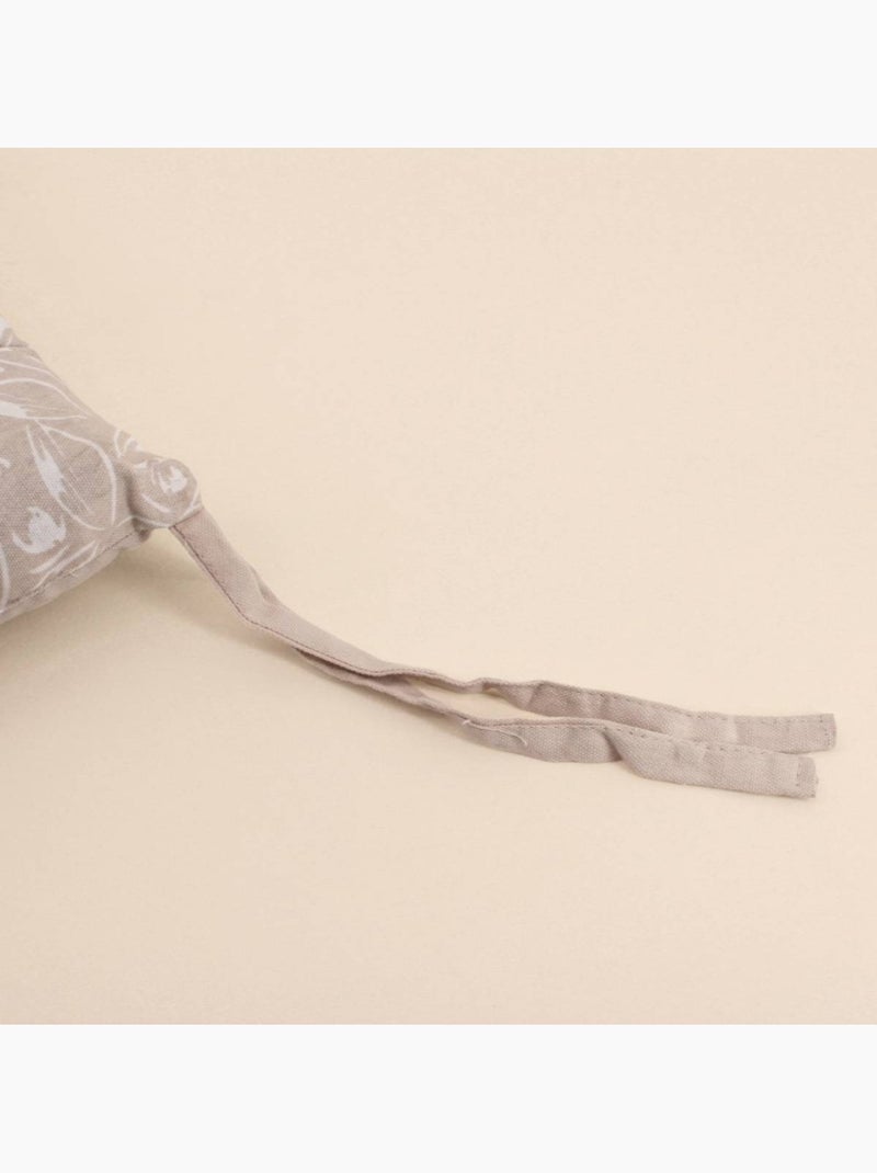 Galette de chaise en coton à motifs Beige - Kiabi
