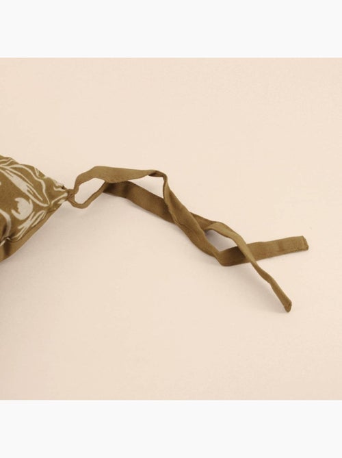 Galette de chaise en coton à motifs - Kiabi