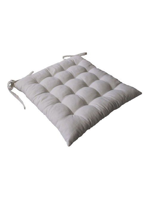 Galette de chaise en coton recyclé DUNE - Kiabi