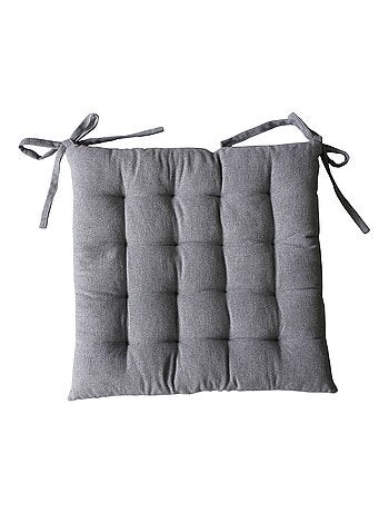 Galette de chaise en coton recyclé DUNE