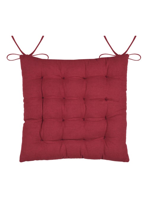 Galette de chaise esprit chalet traditionnel en coton - Kiabi