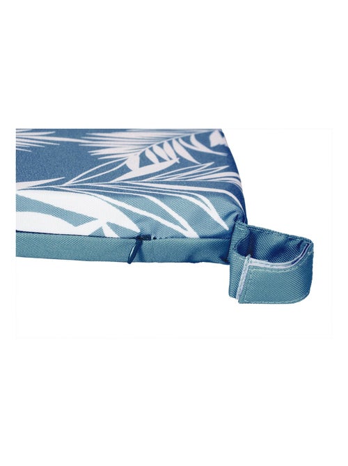 Galette de chaise extérieur imperméable à Scratch en Tissu déperlant bicolore imprimé - Kiabi