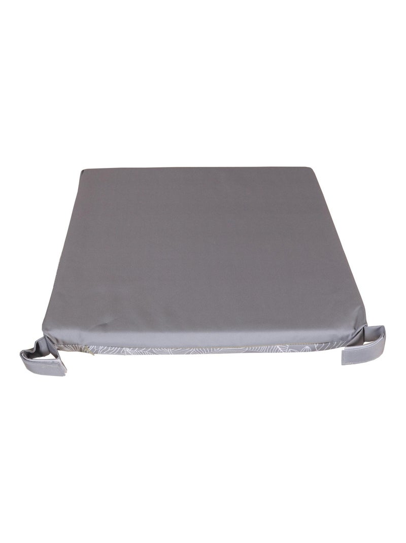 Galette de chaise extérieur imperméable à Scratch en Tissu déperlant bicolore imprimé Gris Gris Gris - Kiabi