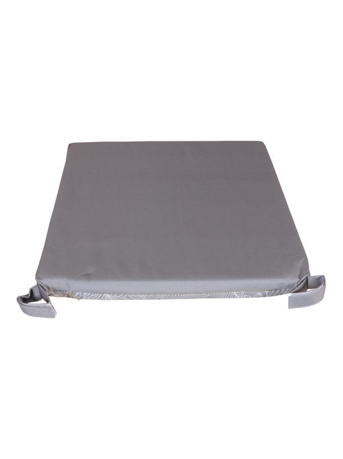 Galette de chaise extérieur imperméable à Scratch en Tissu déperlant bicolore imprimé, Lot de 2. - Kiabi