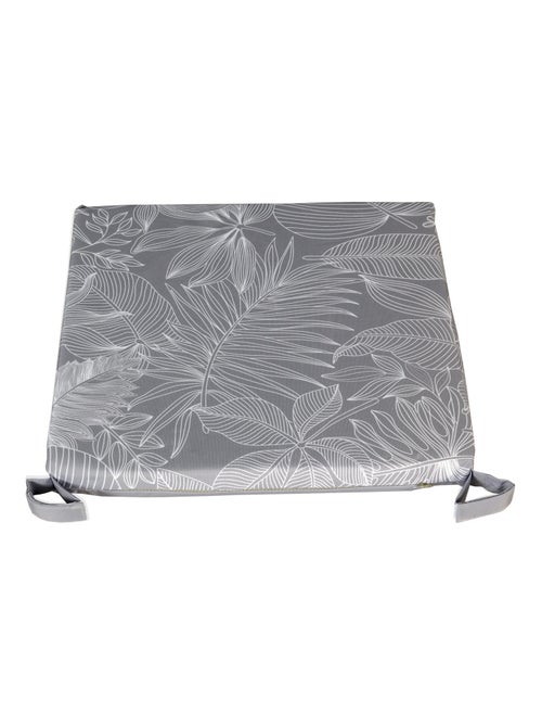 Galette de chaise extérieur imperméable à Scratch en Tissu déperlant bicolore imprimé, Lot de 4. - Kiabi