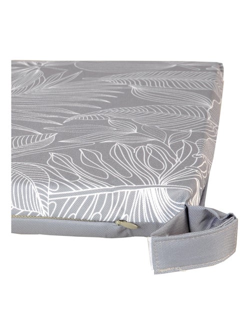 Galette de chaise extérieur imperméable à Scratch en Tissu déperlant bicolore imprimé, Lot de 4. - Kiabi