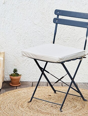 Galette de chaise extérieur imperméable et déhoussable MINORQUE