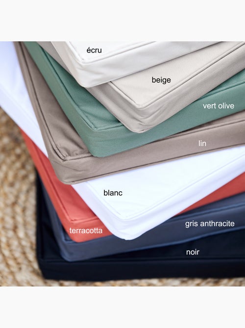 Galette de chaise extérieur imperméable et déhoussable MINORQUE - Kiabi