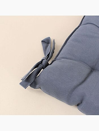 Galette de chaise grise 40x40cm