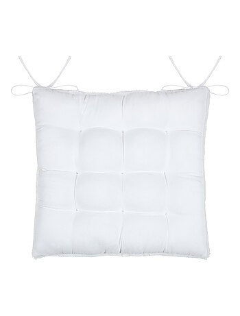 Galette de chaise imitation fourrure