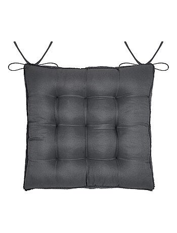 Galette de chaise imitation fourrure