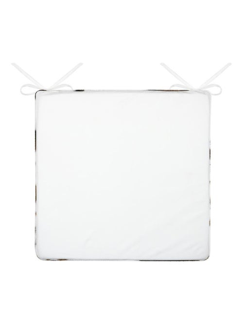 Galette de chaise imitation peau de vache - Kiabi
