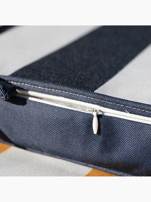 Galette de chaise imperméable déhoussable à rayures ARCACHON - Kiabi