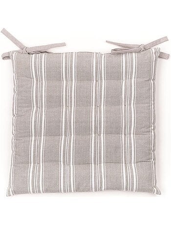 Galette de chaise imprimé floral coton CHARME