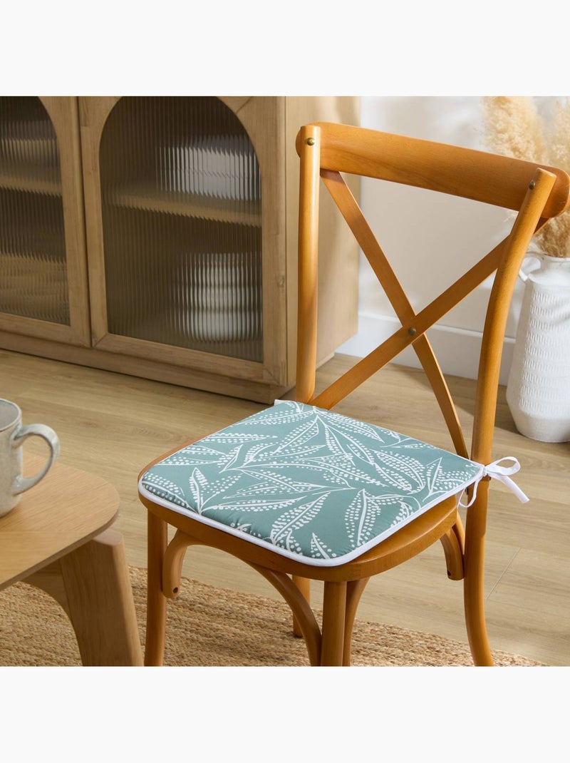 Galette de chaise imprimée TROPICAL Vert foncé - Kiabi