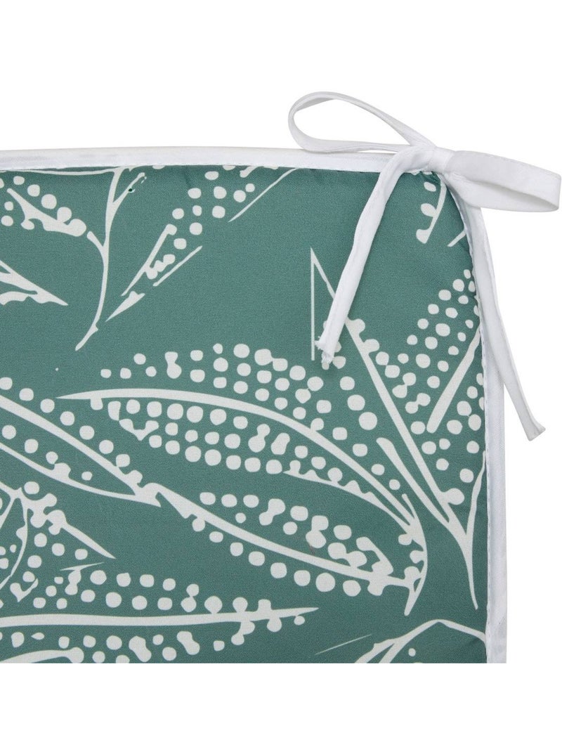 Galette de chaise imprimée TROPICAL Vert foncé - Kiabi