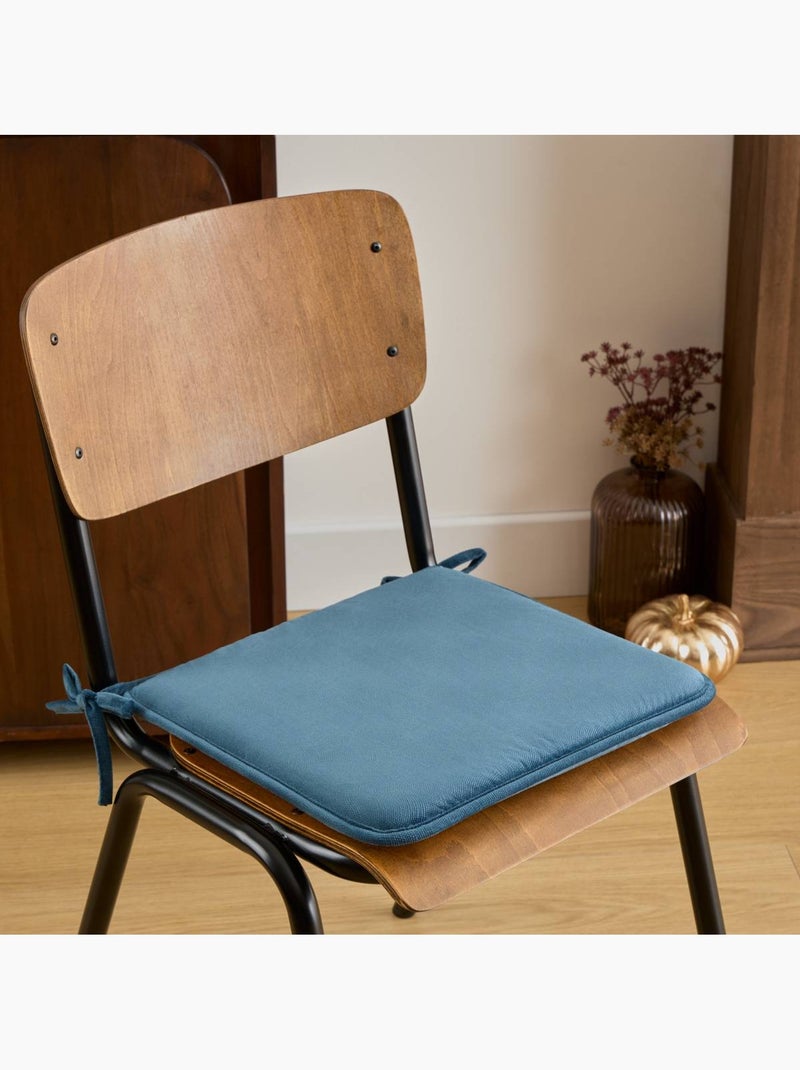 Galette de chaise LILOU Bleu foncé - Kiabi