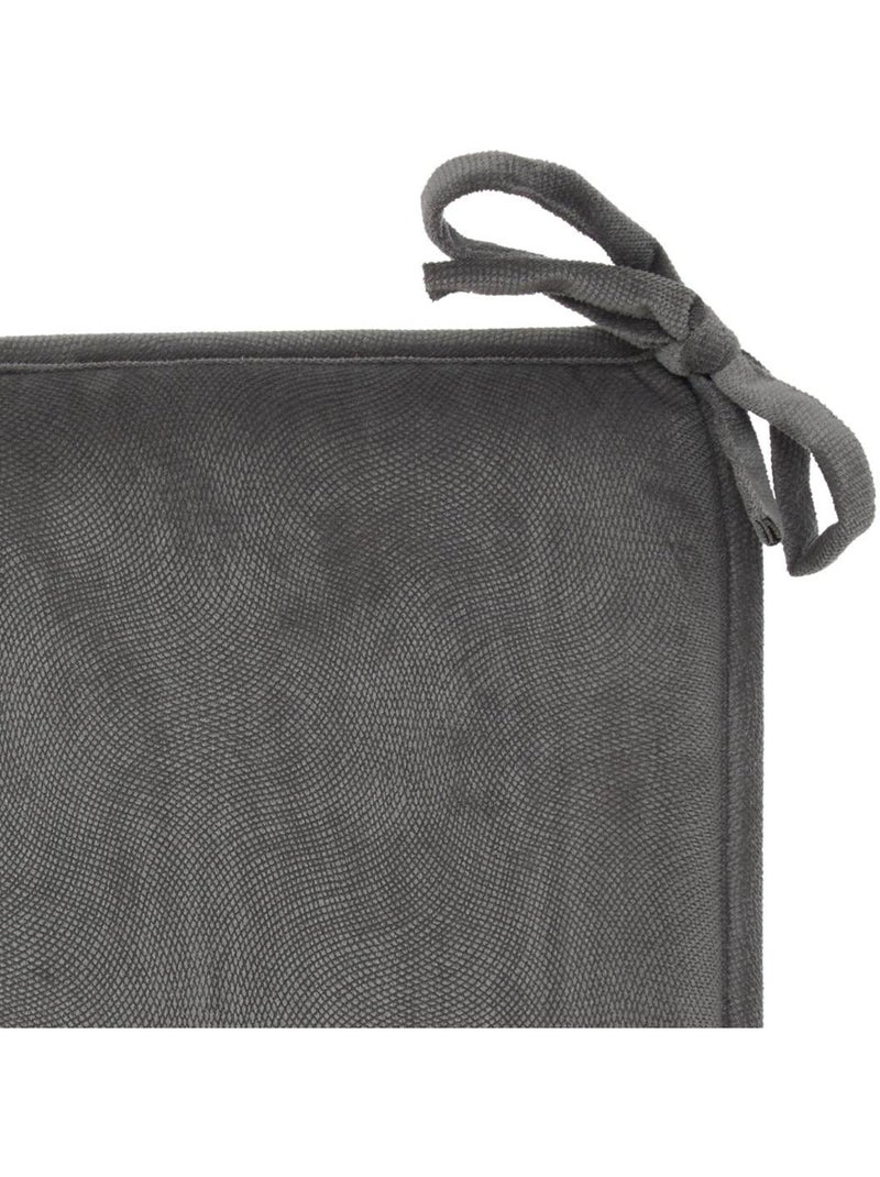 Galette de chaise LILOU Gris foncé - Kiabi