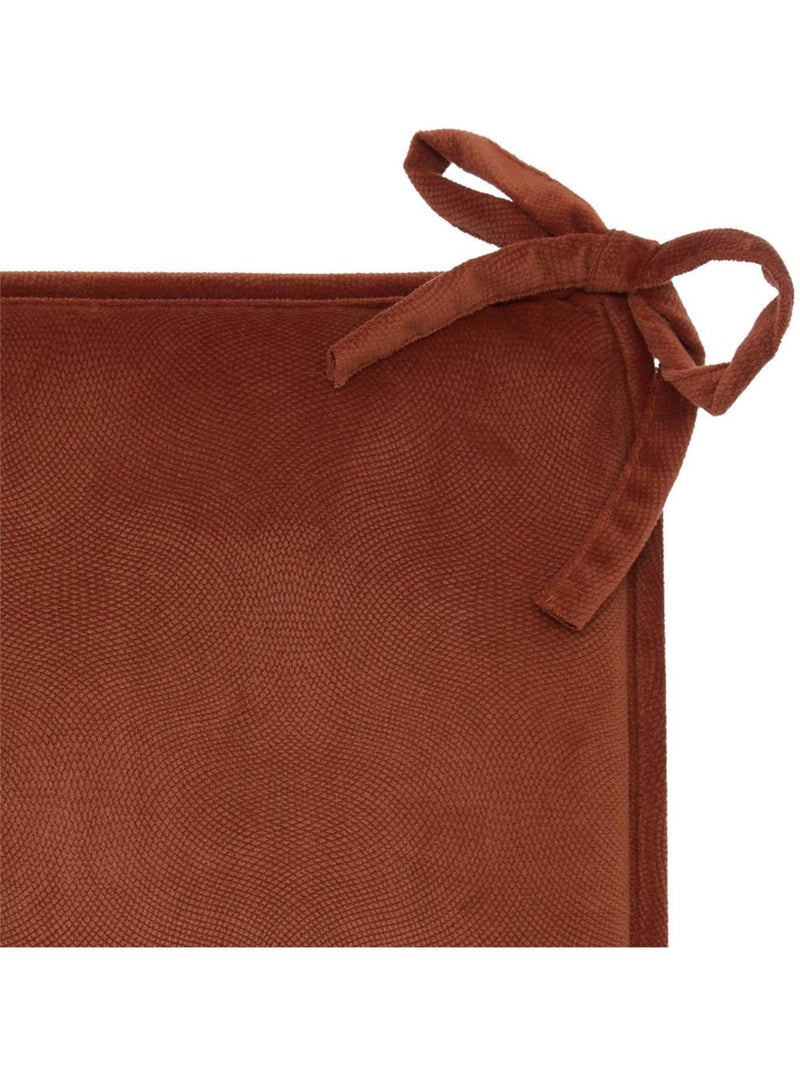 Galette de chaise LILOU Terracotta - Kiabi