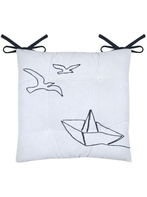 Galette de chaise marine Bord de mer - Kiabi