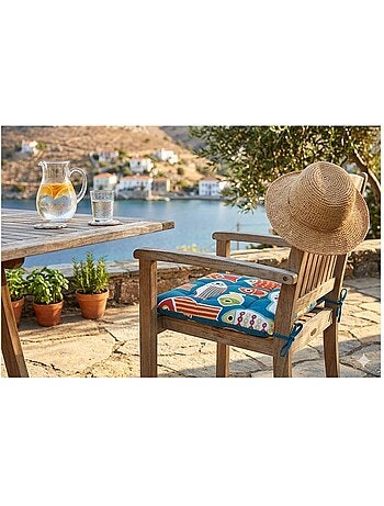 Galette de chaise marine Colorfish