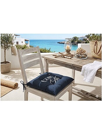 Galette de chaise marine Côté Mer