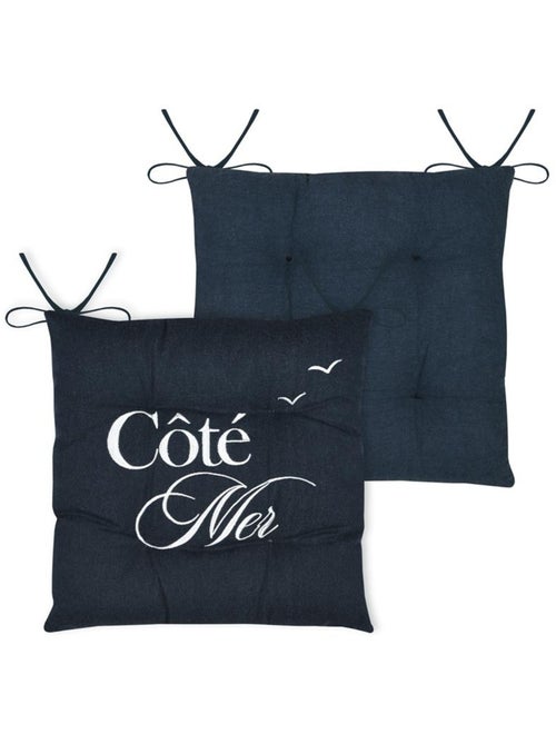 Galette de chaise marine Côté Mer - Kiabi