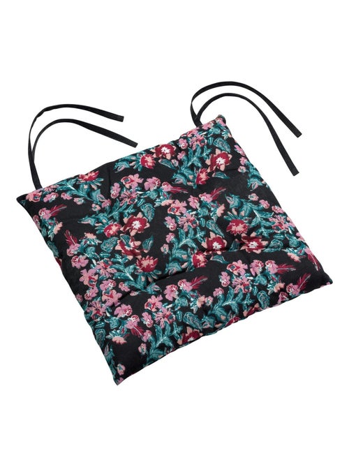 Galette de chaise matelassee Fleurs mazako - Kiabi