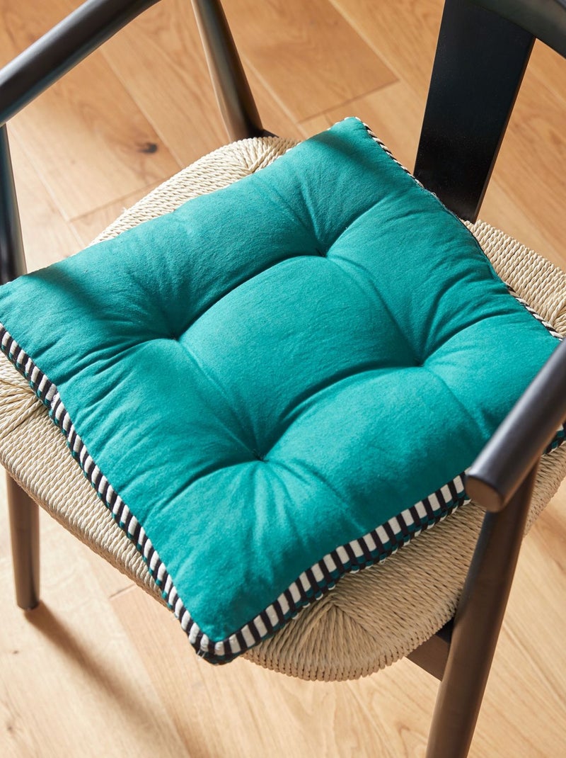 Galette de chaise matelassée MALAKITE Vert - Kiabi