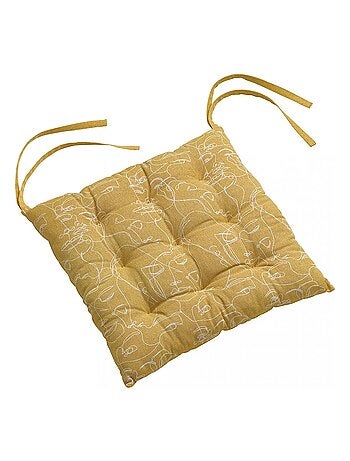 Galette de chaise matelassee Nymphea
