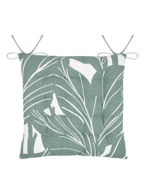 Galette de chaise motif floral - Kiabi