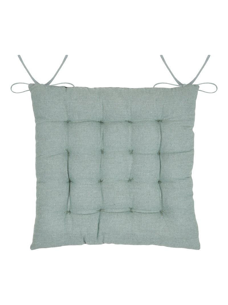 Galette de chaise motif floral Vert - Kiabi