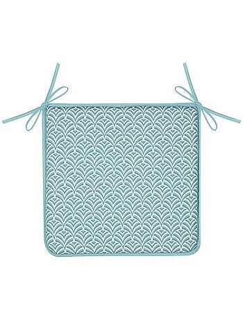 Galette de chaise motif graphique