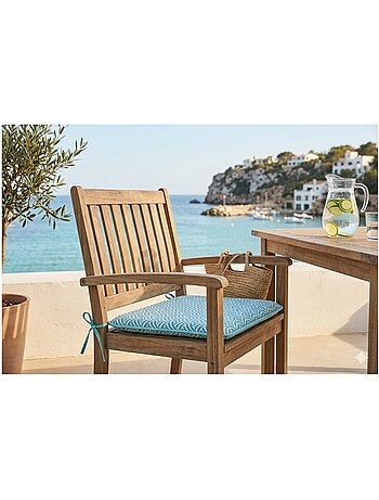 Galette de chaise motif graphique