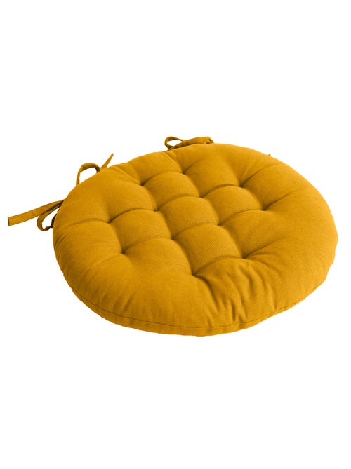 Galette de chaise piquée et ronde - Kiabi