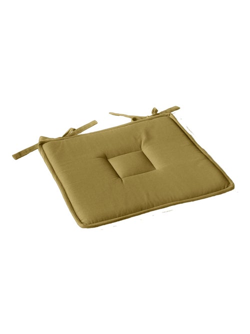 Galette de chaise plate en coton avec liens PANAMA - Kiabi