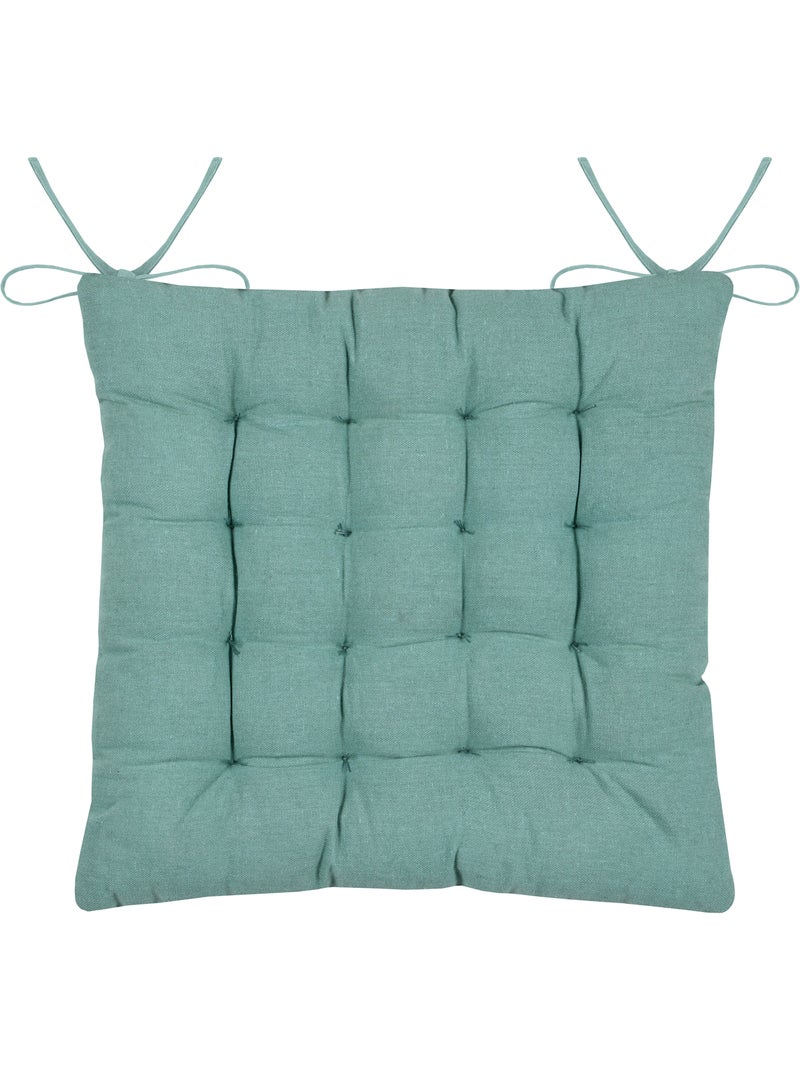Galette de chaise polycoton matelassée marin Beige coquille - Kiabi