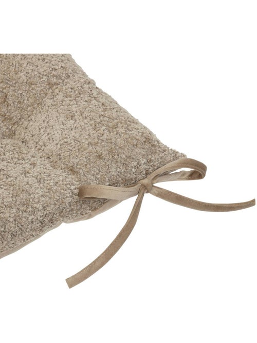 Galette de chaise réversible en bouclette SOANA - Kiabi Galette de chaise réversible en bouclette SOANA - Kiabi
