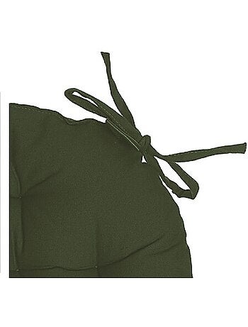 Galette de chaise ronde 38 cm Ocre