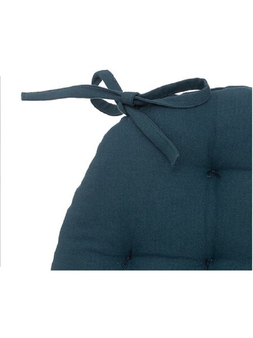 Galette de chaise ronde 38 cm Lin - Kiabi