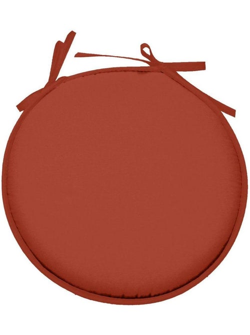 Galette de chaise ronde en polyester - Kiabi