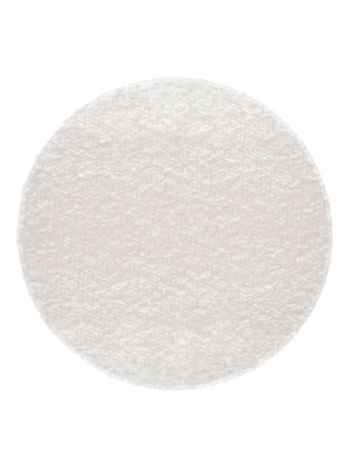 Galette de chaise ronde en tissu bouclette - Kiabi