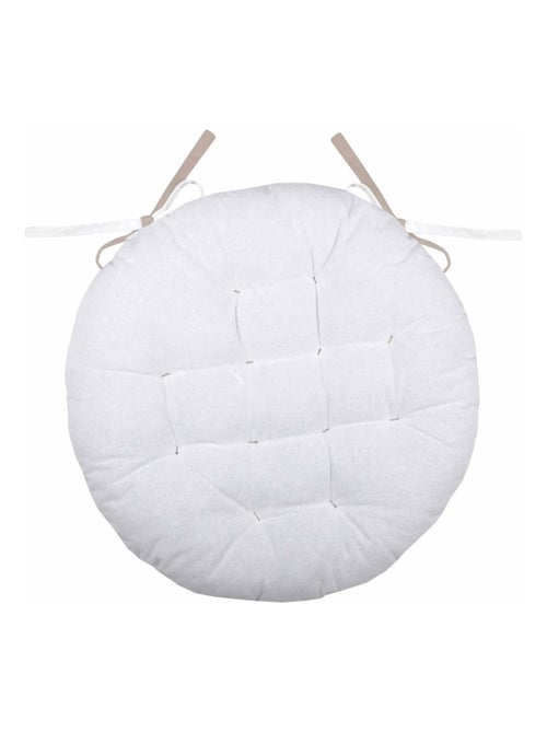 Galette de chaise ronde et bicolore - Kiabi