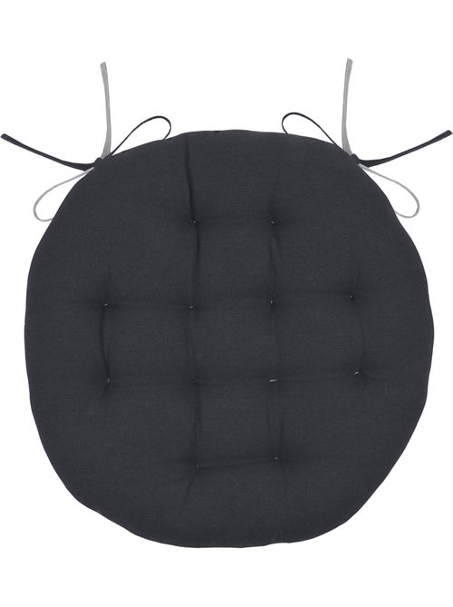 Galette de chaise ronde et bicolore - Kiabi