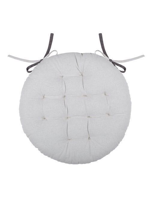 Galette de chaise ronde et bicolore - Kiabi