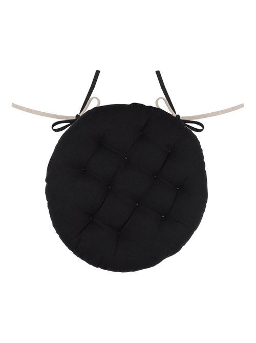 Galette de chaise ronde et bicolore - Kiabi