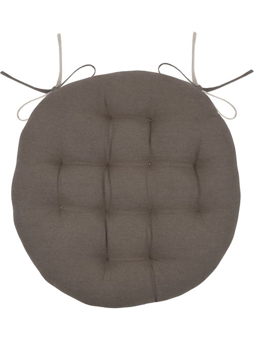 Galette de chaise ronde et bicolore - Kiabi