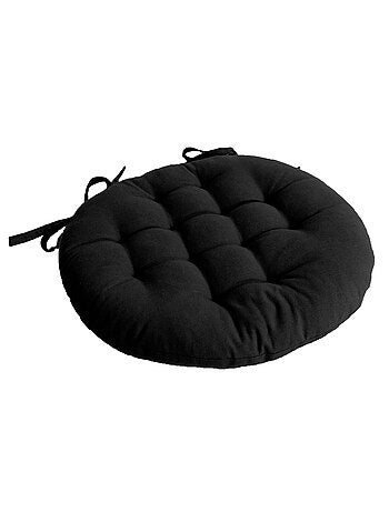 Galette de chaise ronde matelassée en coton PANAMA